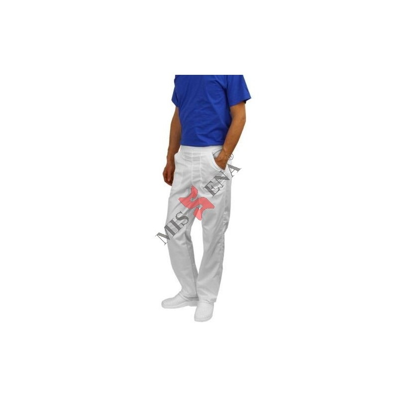 Pantaloni din tercot alb-costin pentru un confort și stil desăvârșit