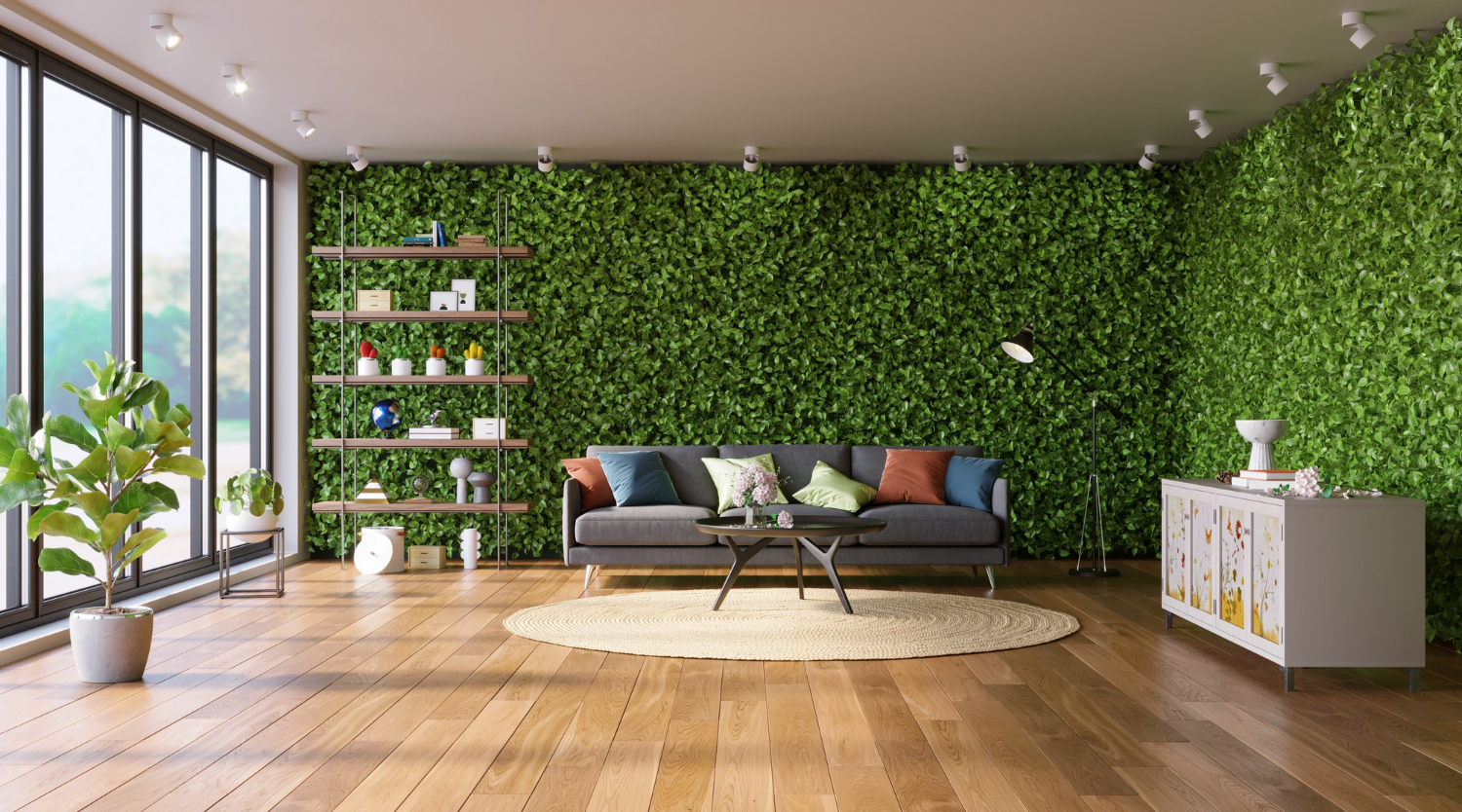 living-room-with-green-walls-ecostyle-interior-vertical-garden-3d-render