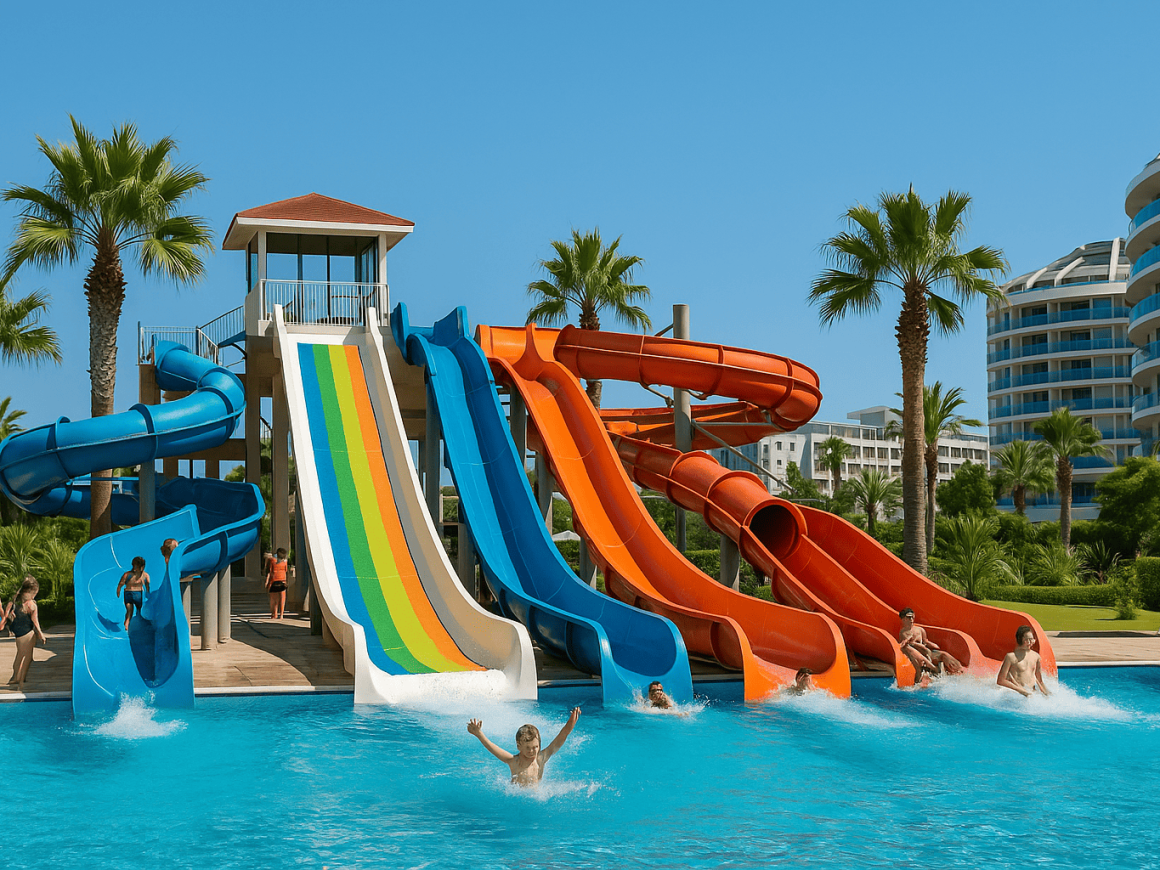 Ce hoteluri din Side au aquapark spectaculos pentru copii și adolescenți