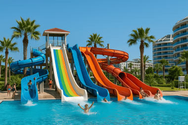 Ce hoteluri din Side au aquapark spectaculos pentru copii și adolescenți